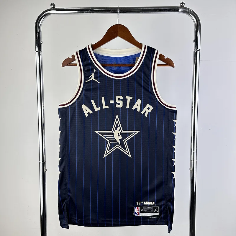 2024 Indiana Pacers Basketball Jersey All-Star Blue #0 HALIBURTON