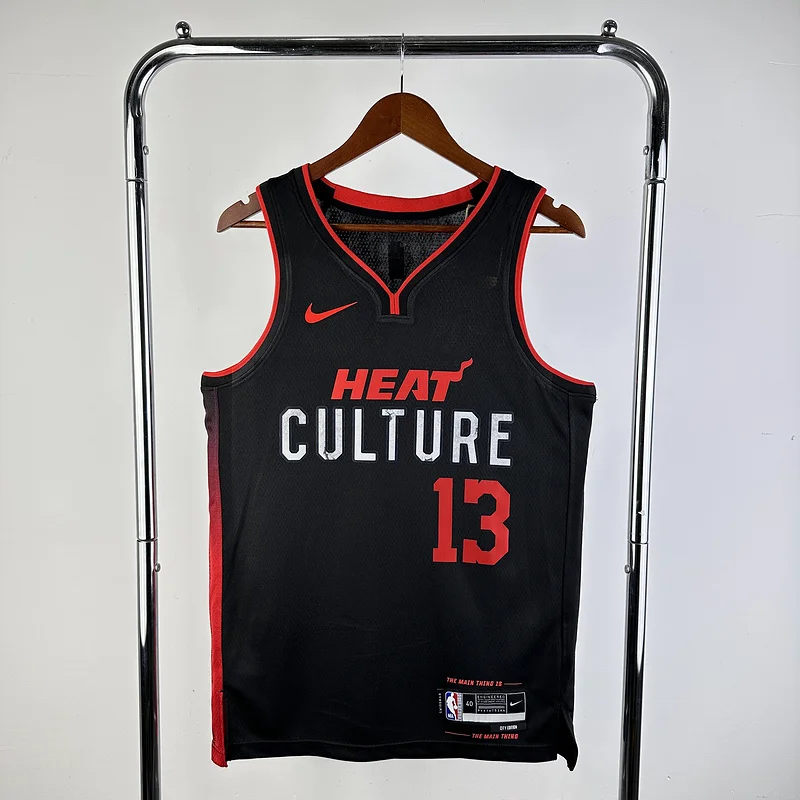 2024 Season NBA Miami Heat basketball jersey city version #13 ADEBAYO