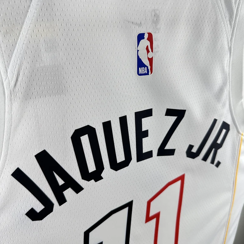 2023 Season NBA Miami Heat basketball jersey city version #11 JAQUEZ JR