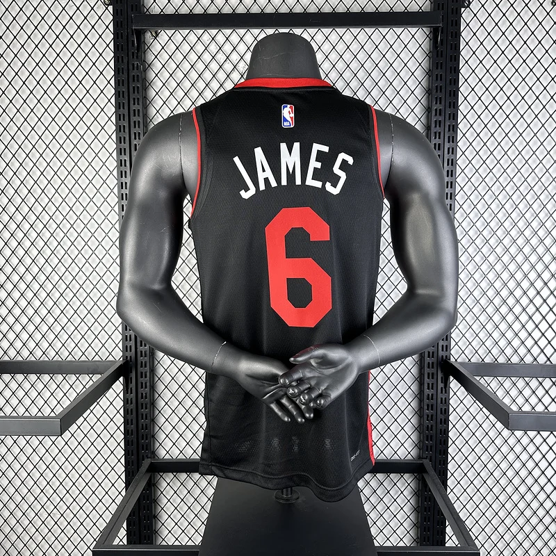 2024 Season NBA Miami Heat basketball jersey city version #6 JAMES