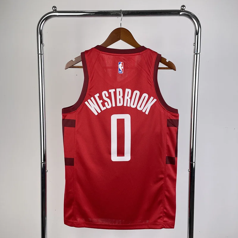 2019 Houston Rockets Basketball Jersey bonus edition #0 WESTBROOK