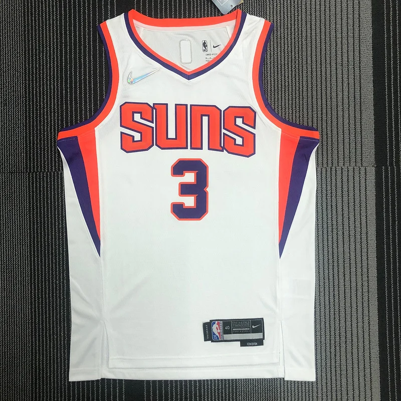 75th anniversary NBA Phoenix Suns Basketball jersey White #3 PAUL