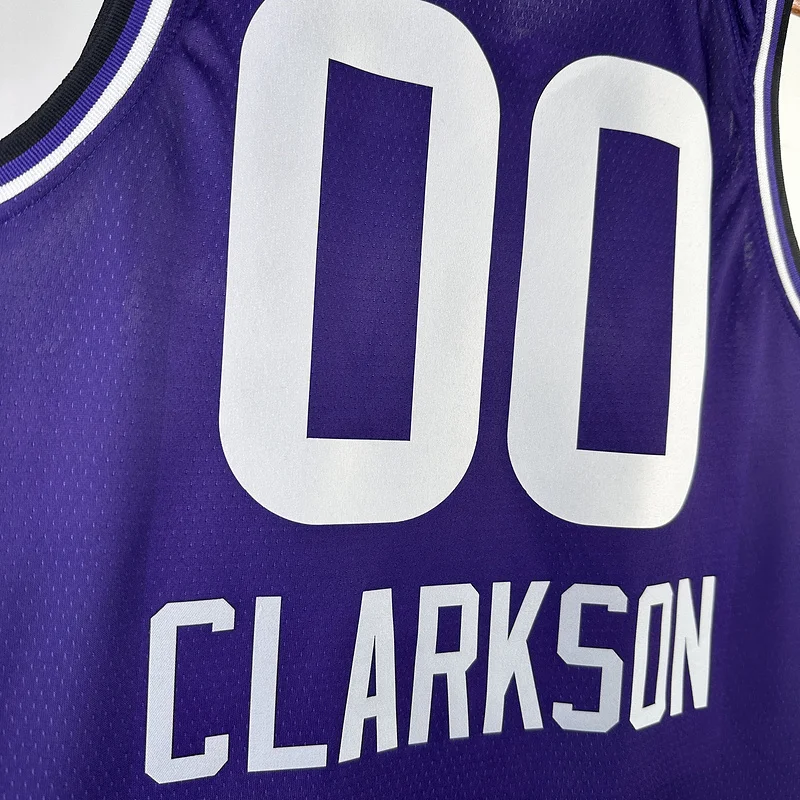 2024 Utah Jazz Basketball Jersey city version #00 CLARKSON