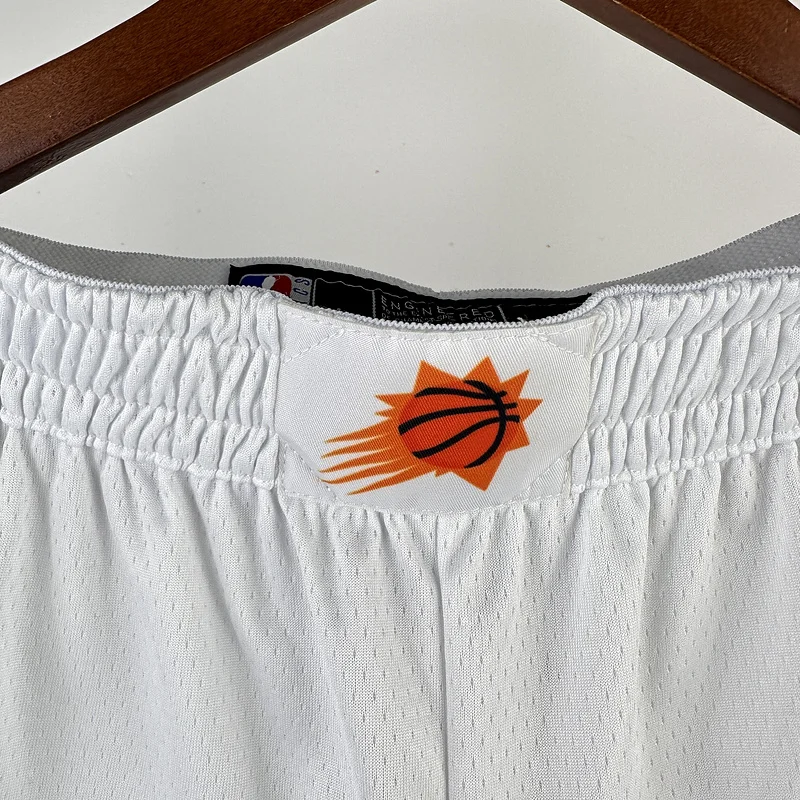 2024 Season NBA Phoenix Suns Basketball Home White Shorts