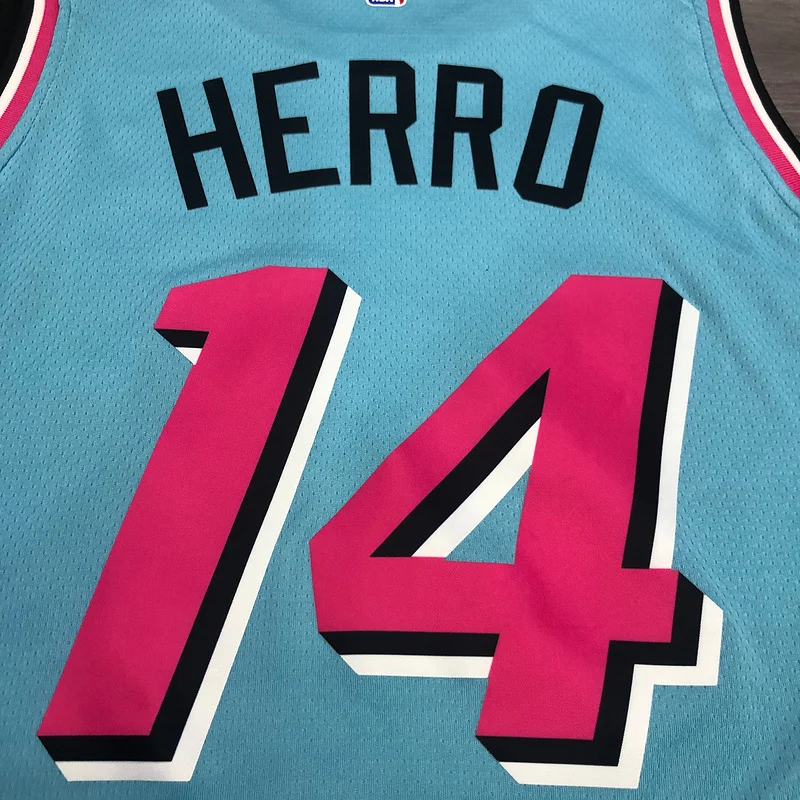 NBA Miami Heat basketball jersey round neck #14 HERRO