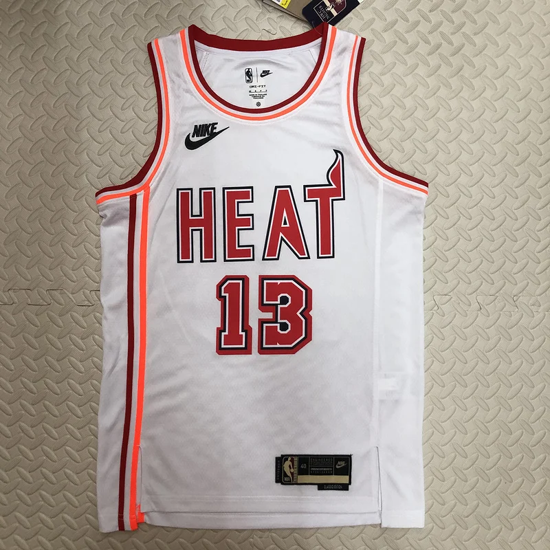 2023 SeasonNBA Miami Heat basketball jersey Retro #13 ADEBAYO