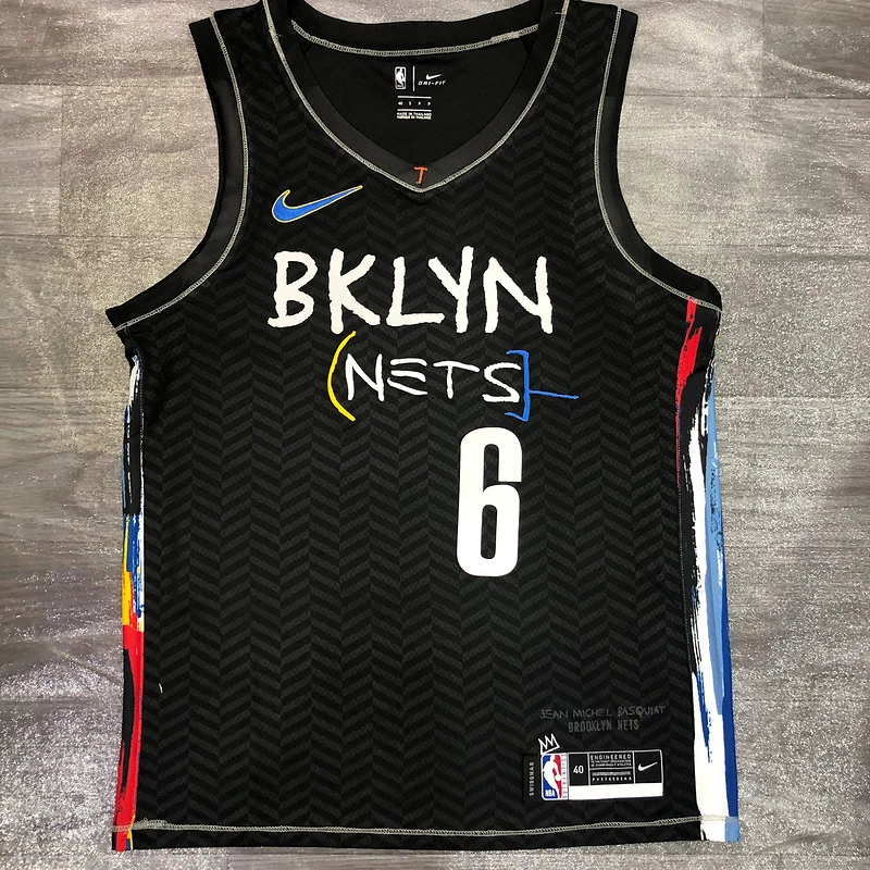 2021 Season Brooklyn Nets Basketball jersey city version Graffiti model #9 Jerome Jordan