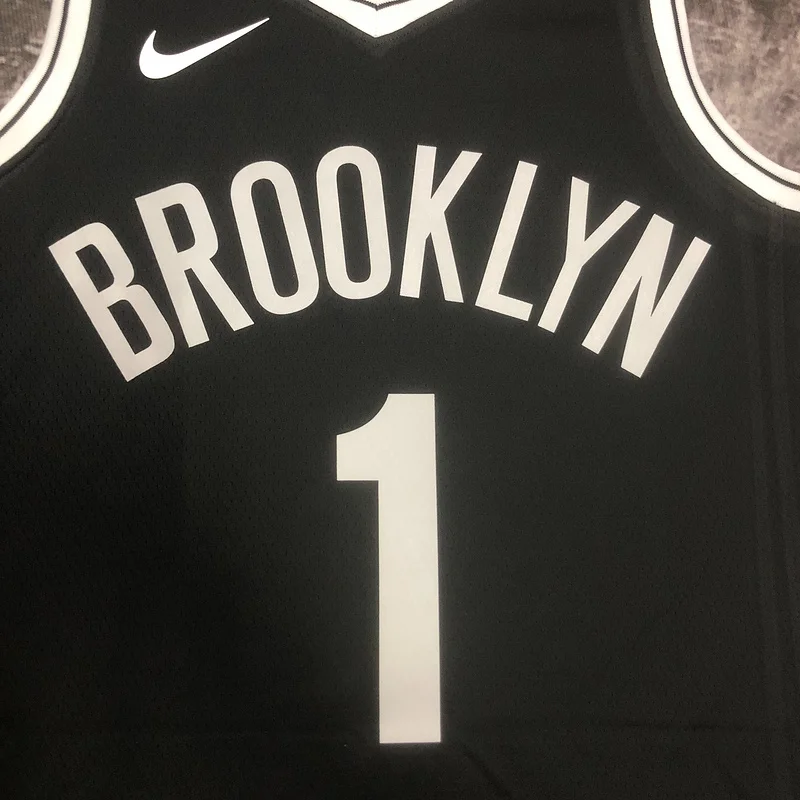 2023 Season Brooklyn Nets Basketball jersey Black #1 BRIDGES