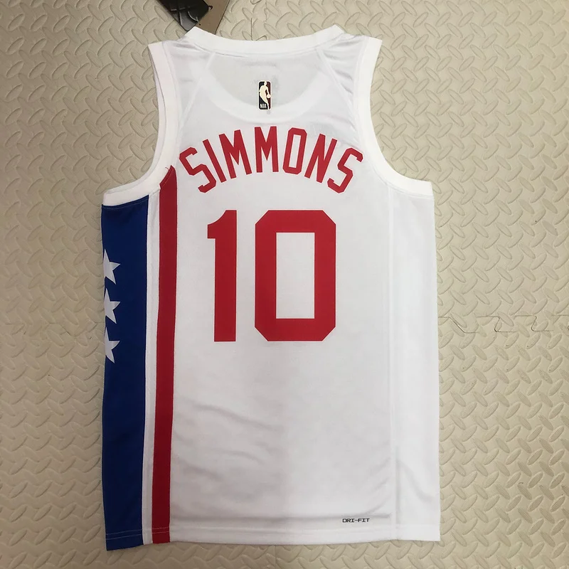 2023 Season Brooklyn Nets Basketball jersey Retro #10 SIMMONS