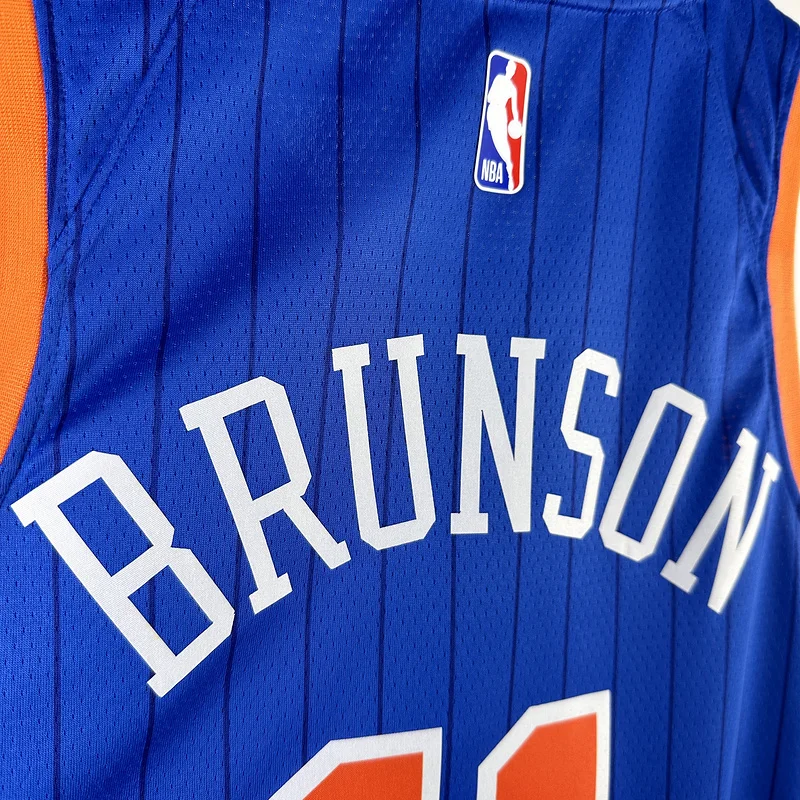 2024 New York Knicks Basketball Jersey city version #11 BRUNSON