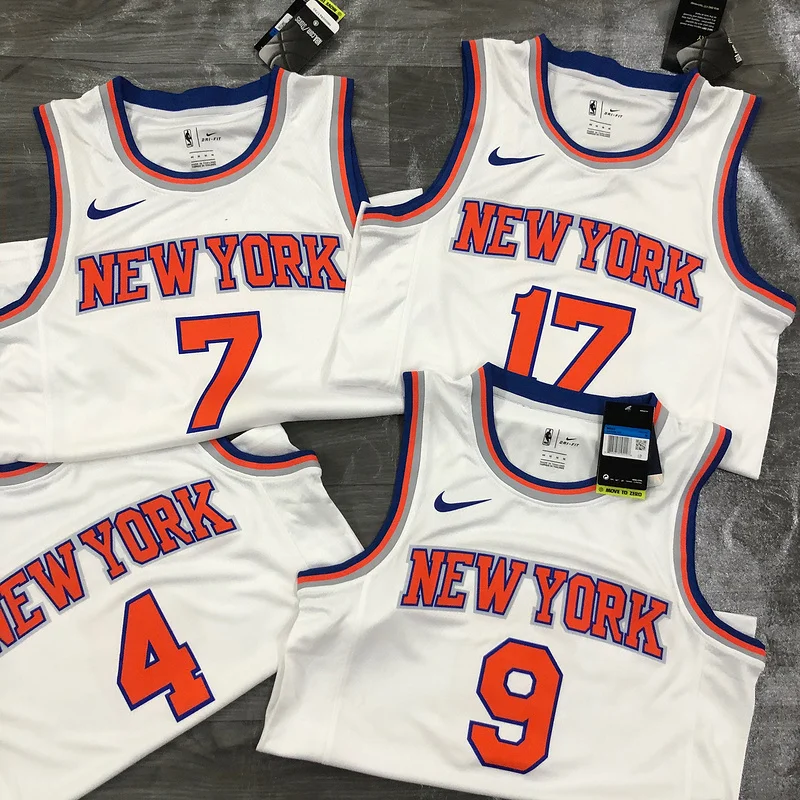 New York Knicks Basketball Jersey White #4 ROSE