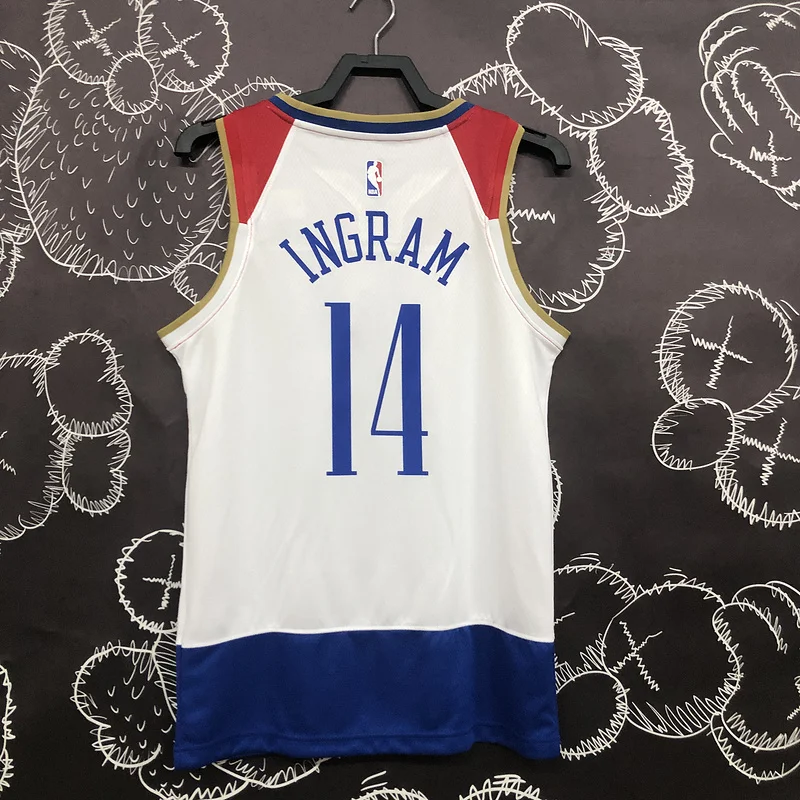 2020 New Orleans Pelicans Basketball jersey  city version  #14  INGRAM