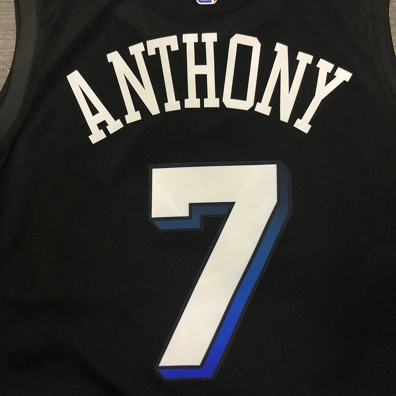 2021 New York Knicks Basketball Jersey city version #7 ANTHONY