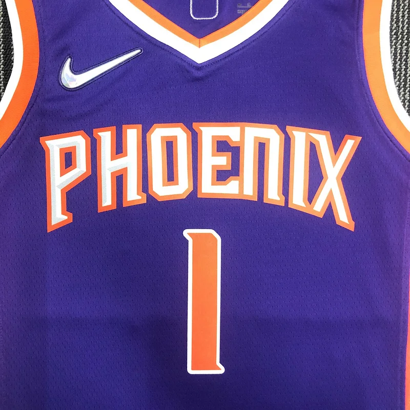 75th anniversary NBA Phoenix Suns Basketball jersey Purple #1 BOOKER