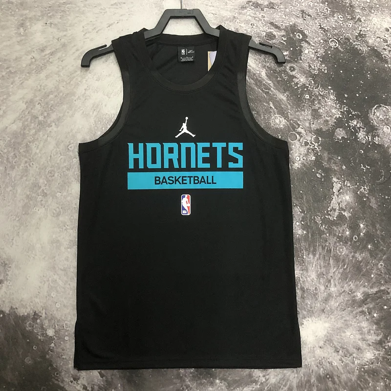 2023 Charlotte Hornets Basketball Jersey  Black  training  vest