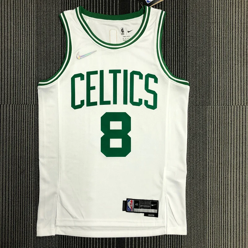 75th anniversary NBA Boston Celtics Basketball Jersey White #8 WALKER