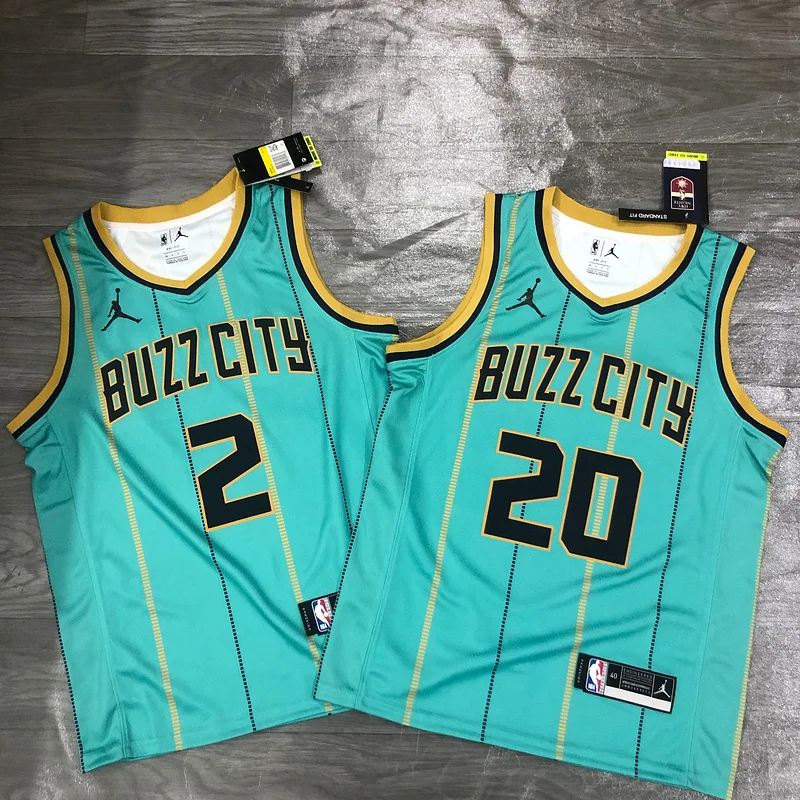 2021 Charlotte Hornets Basketball Jersey   city version Green #20  HAYWARD