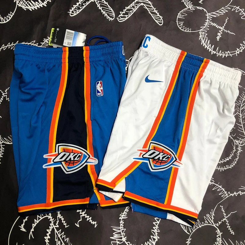 NBA Oklahoma City Thunder Basketball Blue Shorts