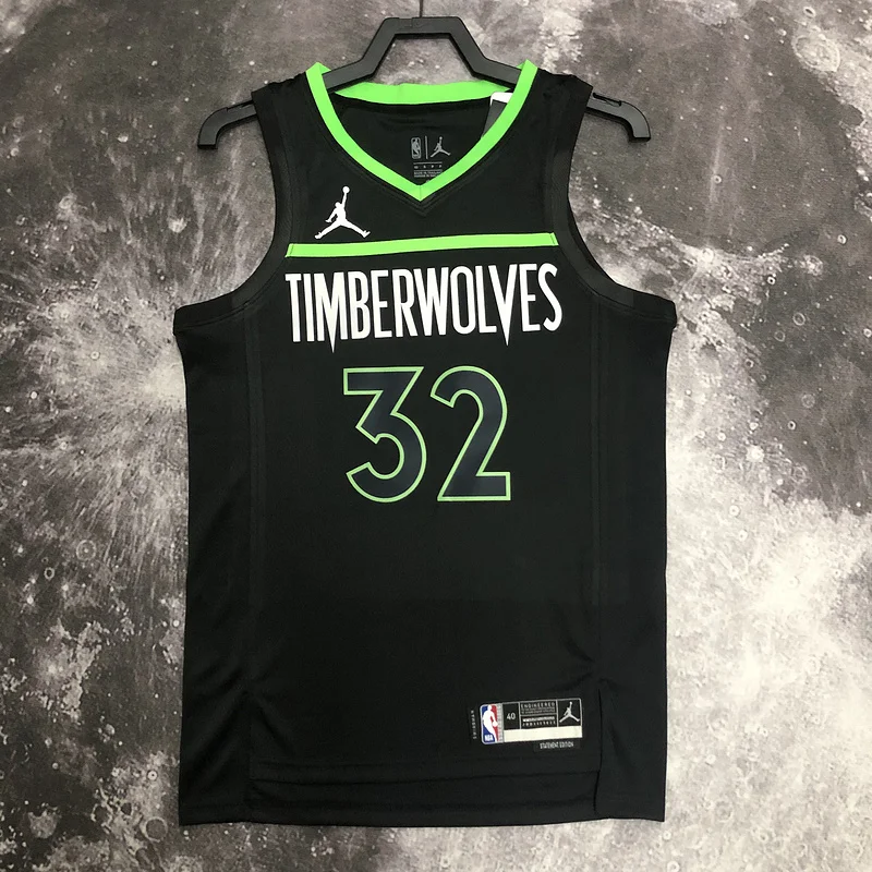 2023 Minnesota Timberwolves Basketball Jersey trapeze limited #32 TOWNS