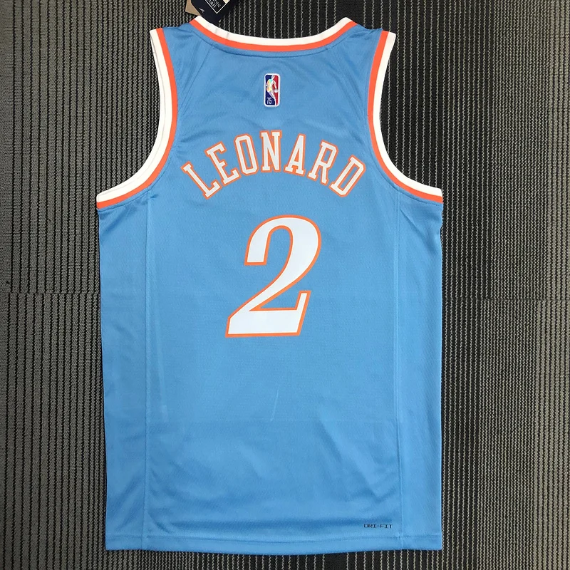 2022 Season NBA Los Angeles Clippers Basketball jersey   city version  #2   LEONARD