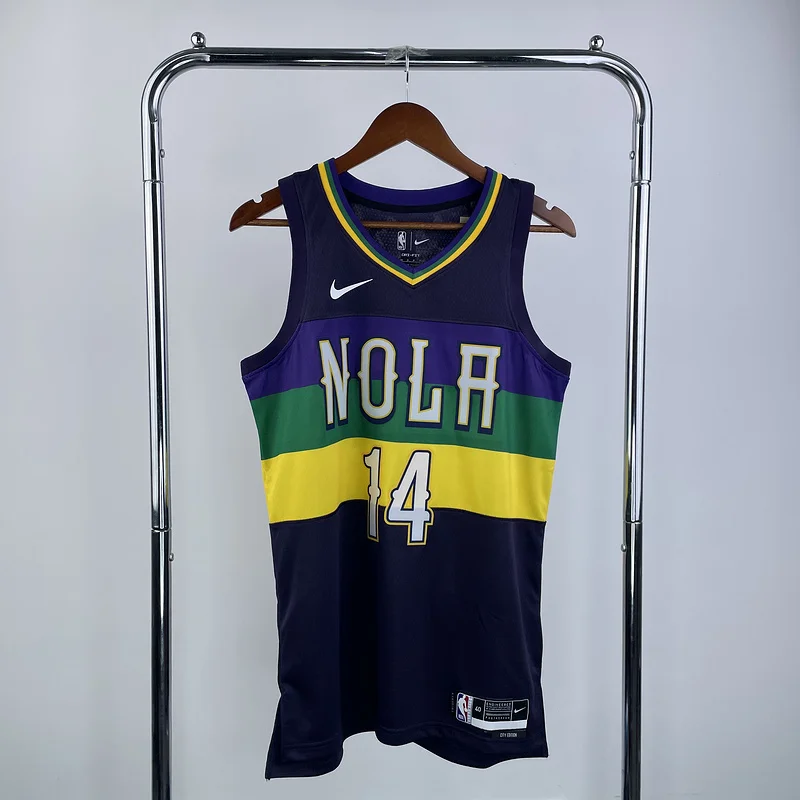 2023 New Orleans Pelicans Basketball jersey  city version  #14  INGRAM