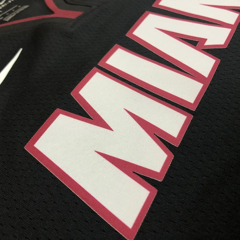 NBA Miami Heat basketball jersey V-neck Black #3 WADE