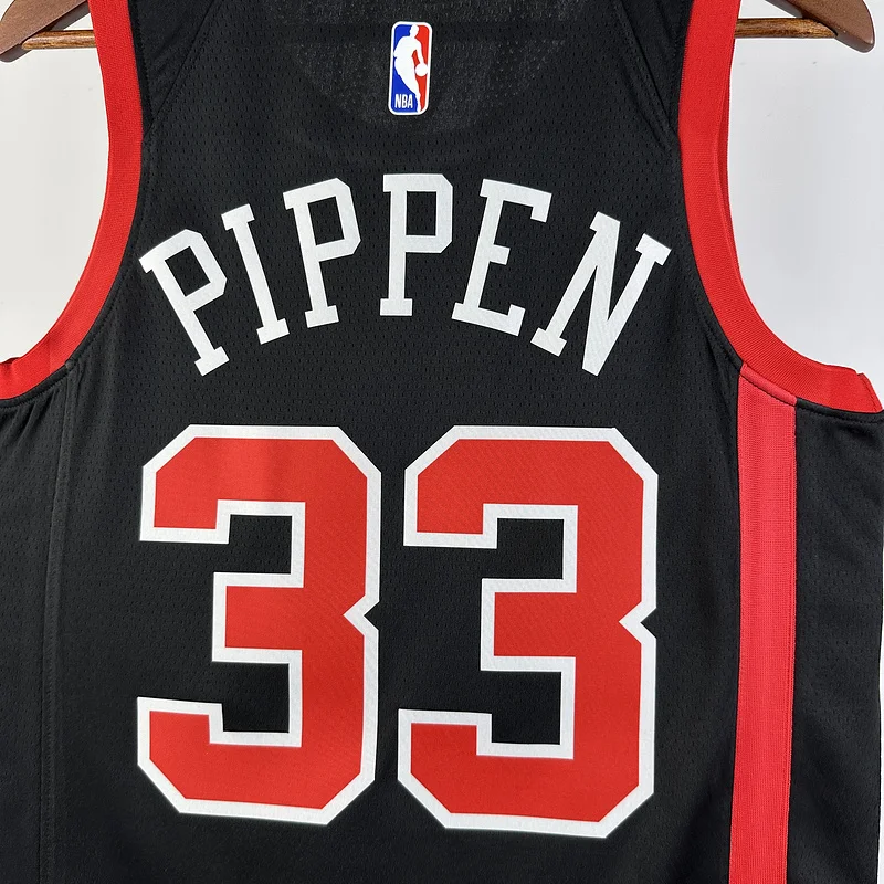 2024 Season NBA Chicago Bulls Basketball jersey City version #33 PIPPEN