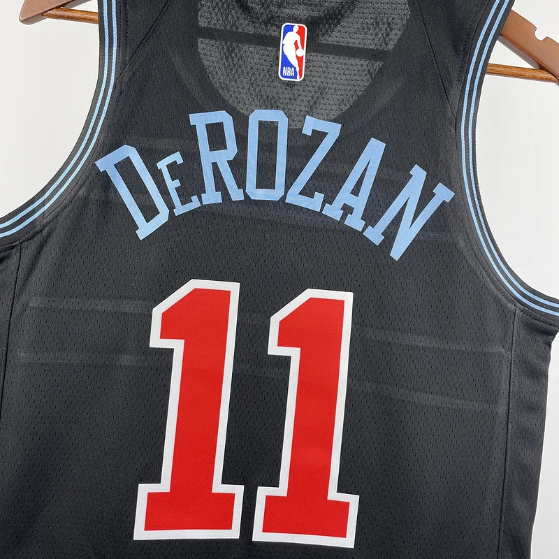 2019 Season NBA Chicago Bulls Basketball jersey City version #11 DeROZAN