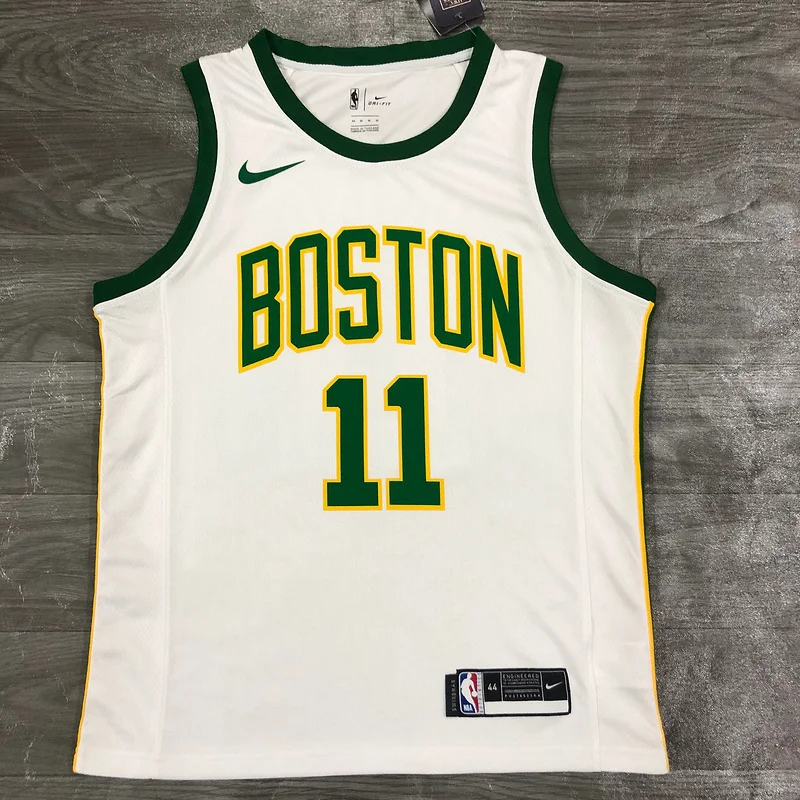 2019 Season NBA Boston Celtics Basketball Jersey Platinum limited #11 IRVING