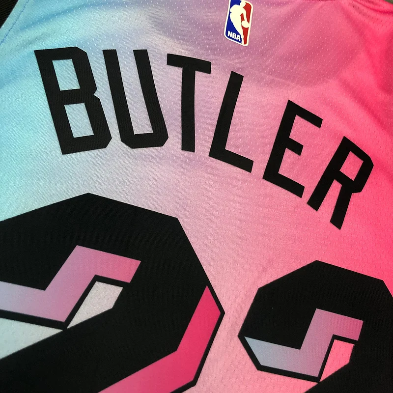 2021 Season NBA Miami Heat basketball jersey city version  #22 BUTLER