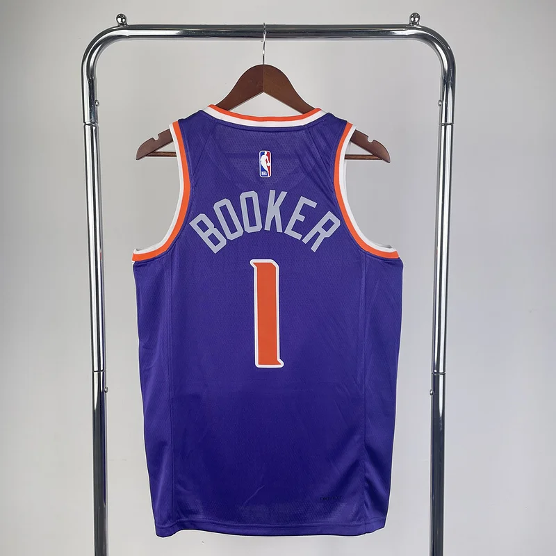 2023 Season NBA Phoenix Suns Basketball jersey Purple #1 BOOKER