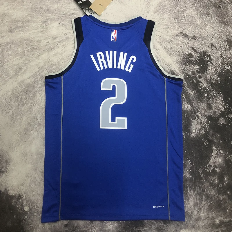 2023 Season NBA Dallas Mavericks basketball jersey Blue #2 IRVING