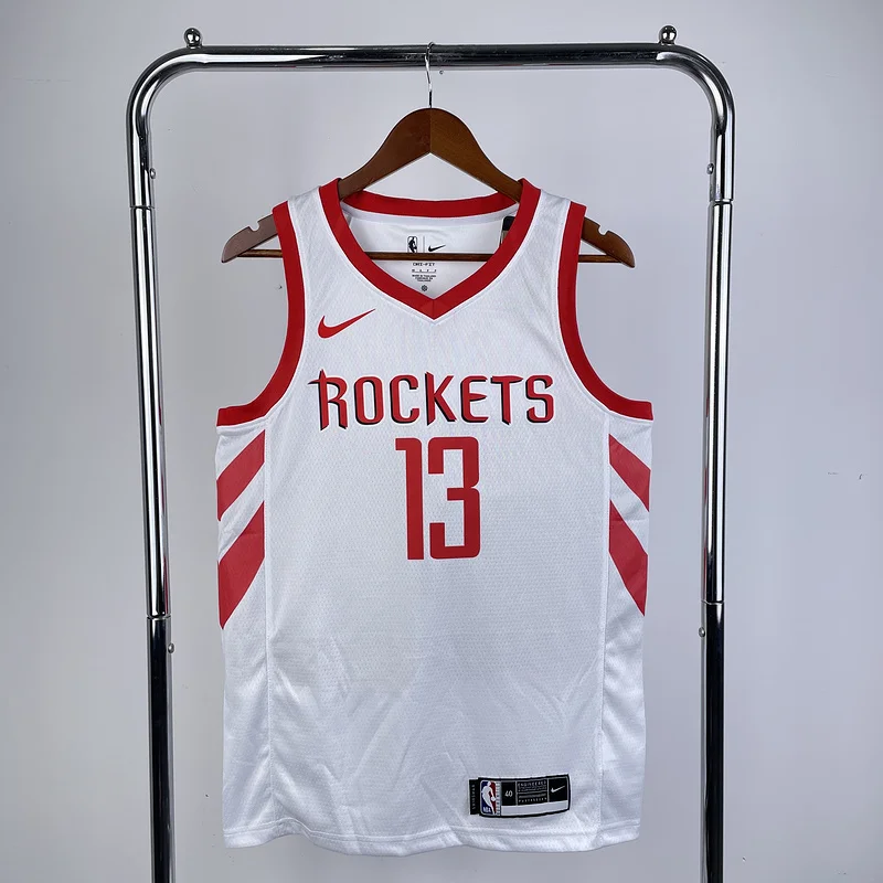 2019 Houston Rockets Basketball Jersey Home White #13 HARDEN