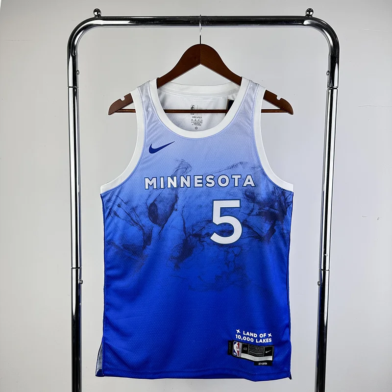 2024 Minnesota Timberwolves Basketball Jersey city version #5 EDWARDS