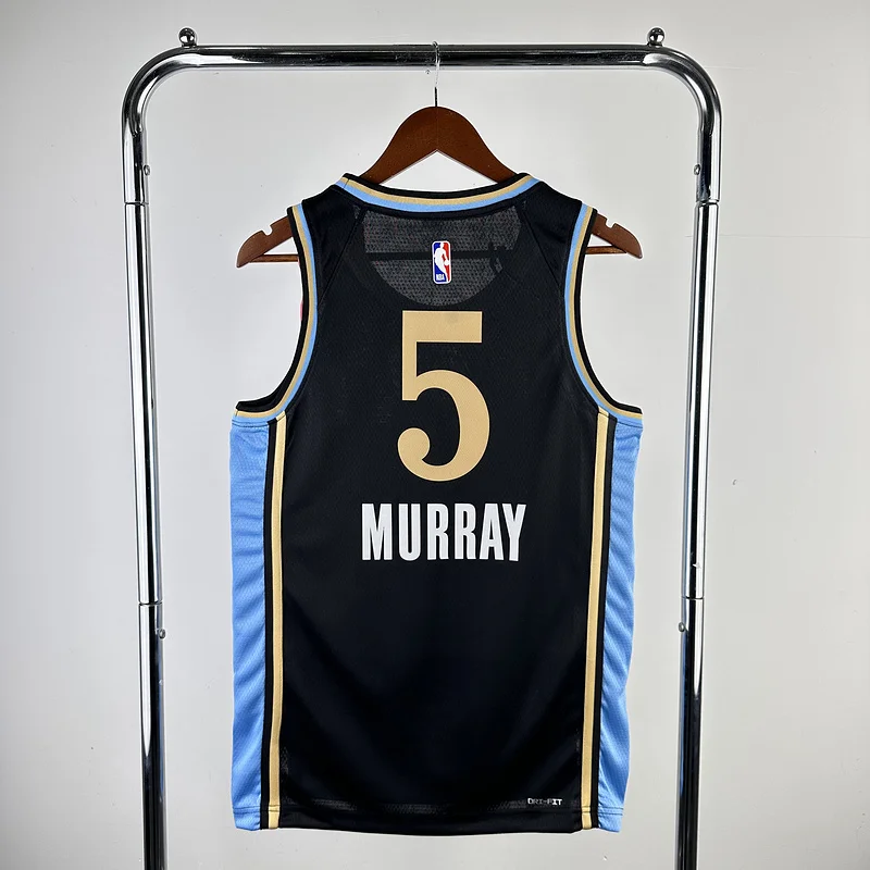 2024 Season NBA Atlanta Hawks Basketball Jersey city version #5  MURRAY