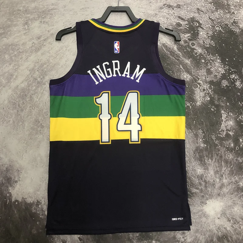 2023 New Orleans Pelicans Basketball jersey  city version  #14  INGRAM