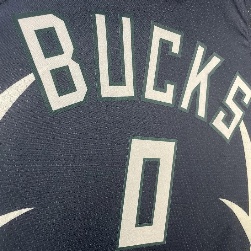 2023 Season NBA Milwaukee Bucks Basketball jersey trapeze limited #0 LILLARD