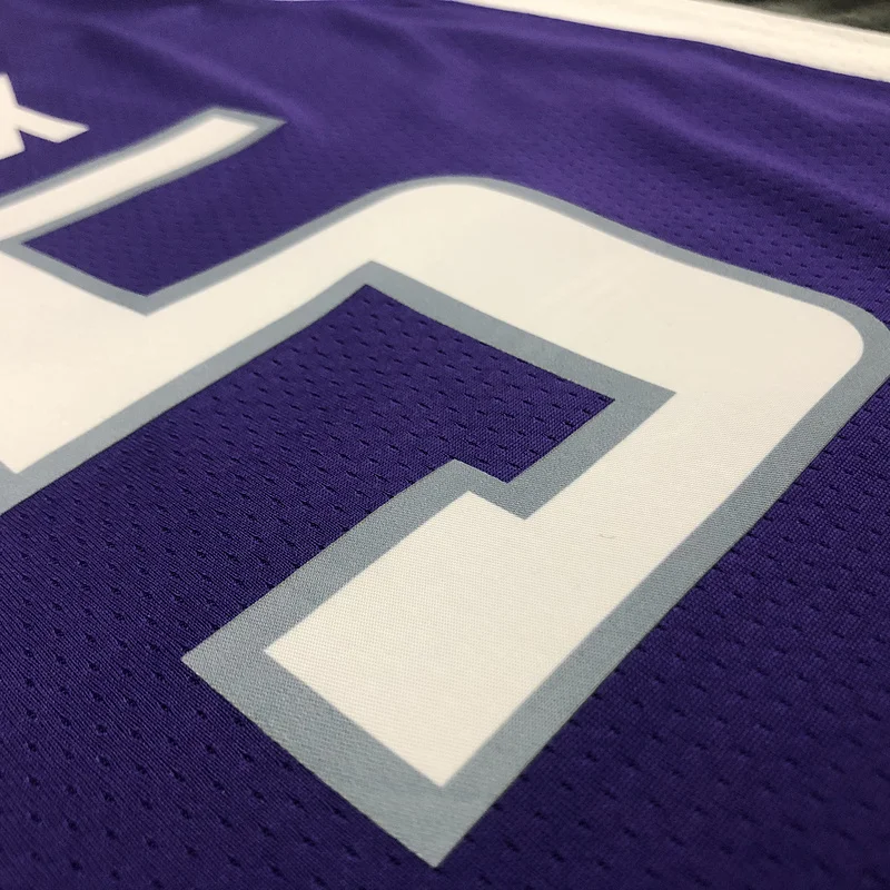 75th anniversary Sacramento Kings Basketball Jersey Purple #5 FOX