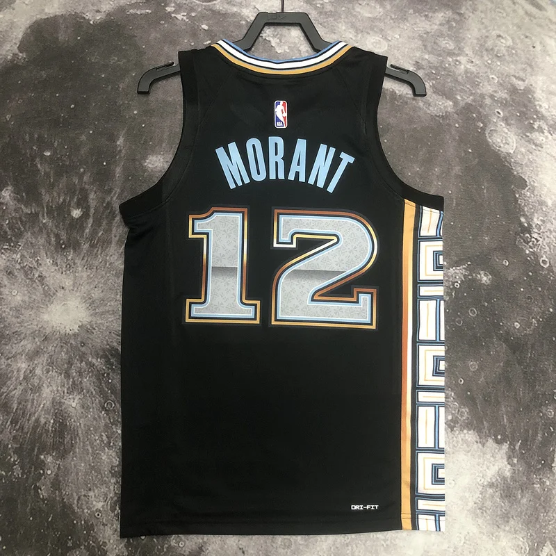 2023 Season NBA Memphis Grizzlies Basketball Jersey city version #12 MORANT