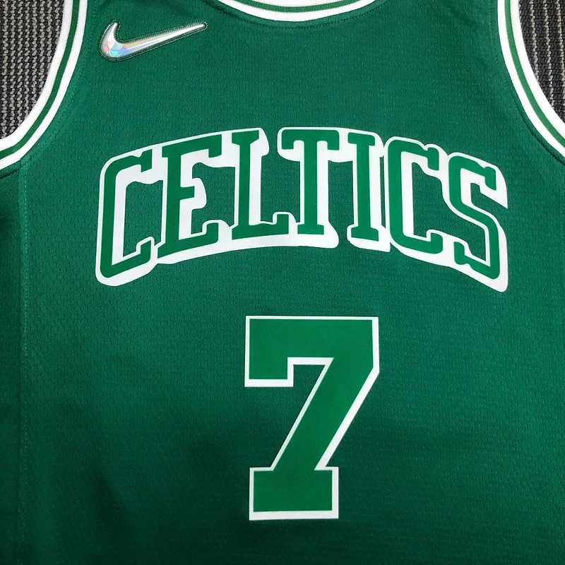 2022 Season NBA Boston Celtics Basketball Jersey city version #7 BROWN