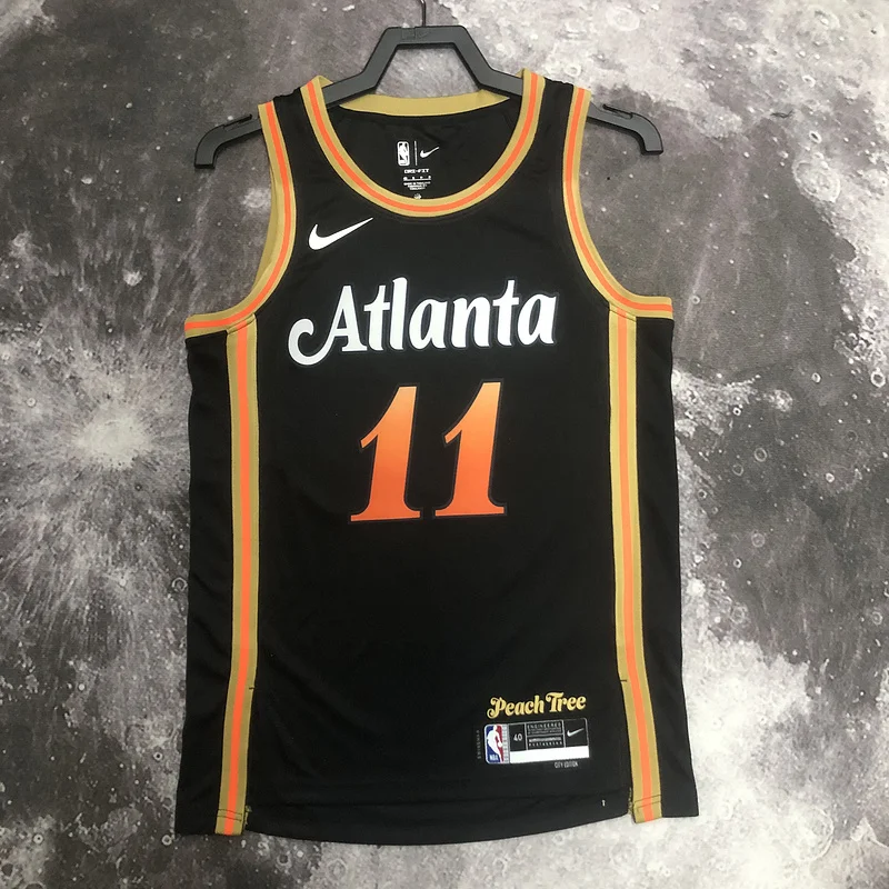 2023 Season NBA Atlanta Hawks Basketball Jersey city version #11 YOUNG