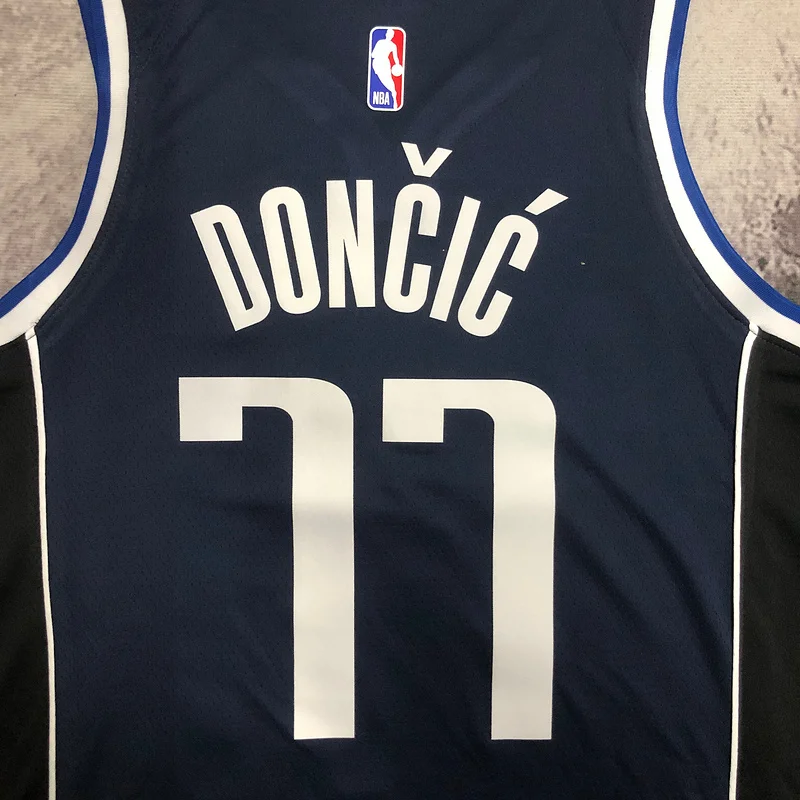 2023 Season NBA Dallas Mavericks basketball jersey Jordan limited #77 DONCIC