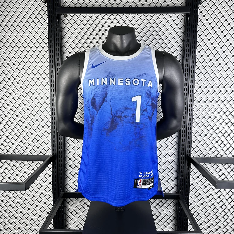 2024 Minnesota Timberwolves Basketball Jersey city version #1 ANDERSON