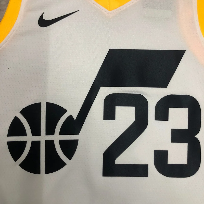 2023 Utah Jazz Basketball Jersey Home White #23 MARKKANEN