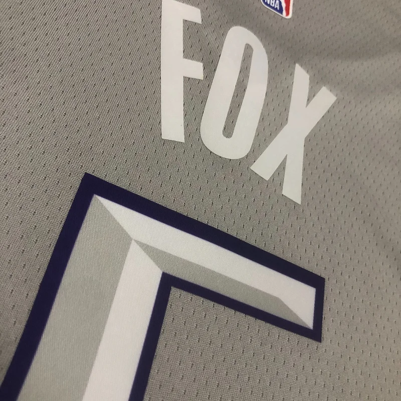 2023 Sacramento Kings Basketball Jersey city version #5 FOX