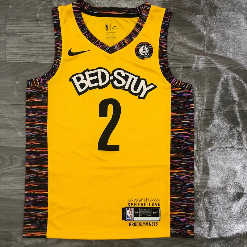 Brooklyn Nets Basketball jersey Commemorative Edition Yellow Camouflage #2 GRIFFIN