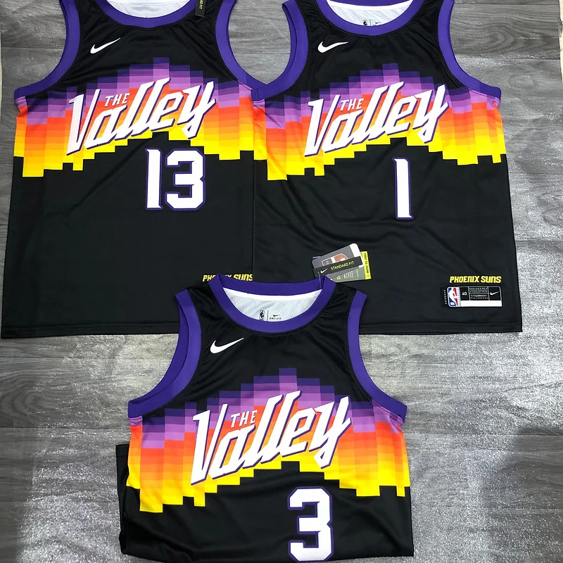 2021 Season NBA Phoenix Suns Basketball jersey city version #13 NASH