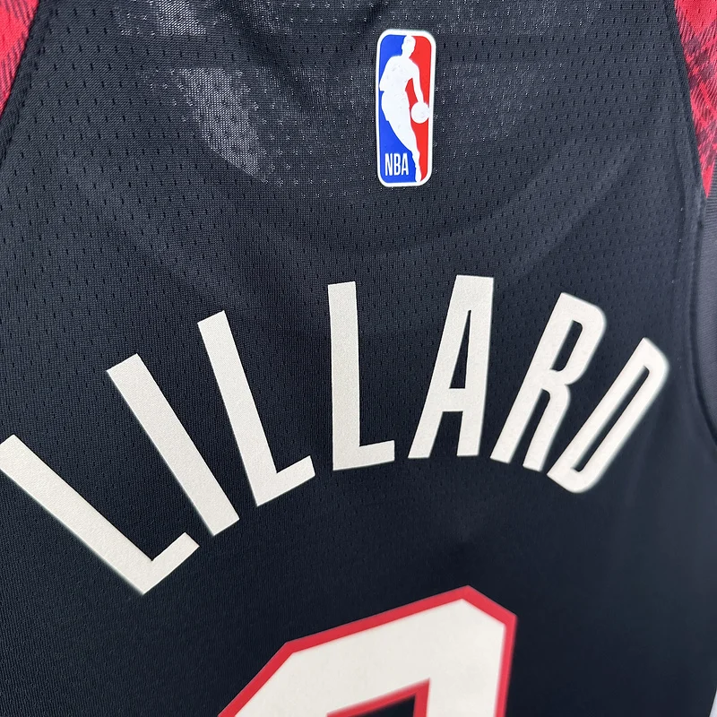 2024  Portland Trail Blazers Basketball Jersey   city version  #0   LILIARD