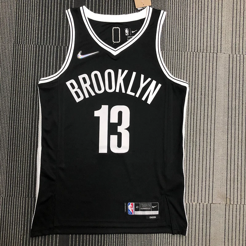 75th anniversary Brooklyn Nets Basketball jersey Black #13 HARDEN