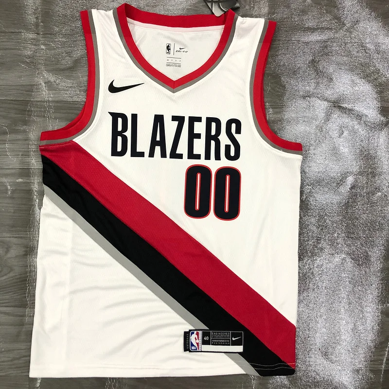 2021 Portland Trail Blazers Basketball Jersey Home White #00 ANTHONY